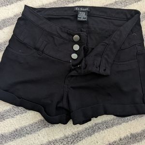 Ci Sono Black Shorts M